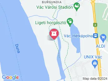 Váci Ártéri Tanösvény Vác a térképen