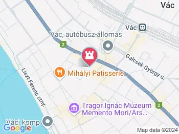 Váci Zsinagóga Vác a térképen