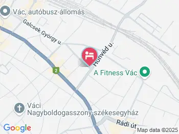 Vácz Hotel Vác a térképen