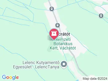 Berkenyeház Vácrátót a térképen