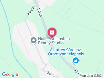 Lourdes-i barlang Vácrátót a térképen