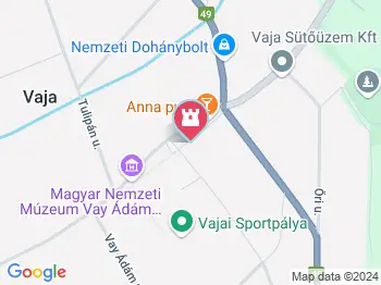 Vajai református templom Vaja a térképen