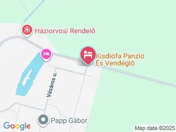 Kisdiófa Panzió és Vendéglő Vajdácska a térképen