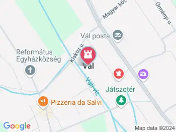 Vajda János Emlékház Vál a térképen