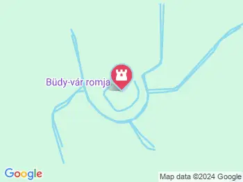 Büdy-várrom Vámosatya a térképen