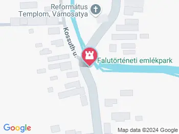 Falutörténeti emlékpark Vámosatya a térképen