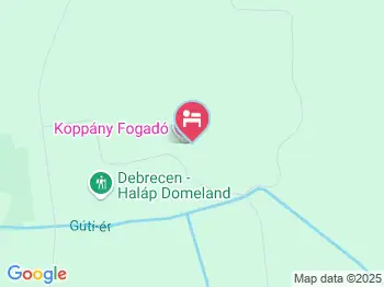 Koppány Fogadó Vámospércs a térképen