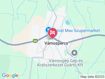 SZIRom Vendégház Vámospércs a térképen