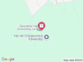 Gesztesi vár Várgesztes a térképen