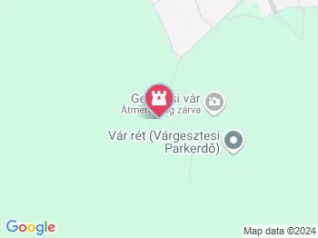 Lourdes-i Mária szobor Várgesztes a térképen