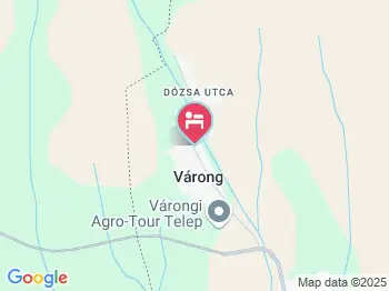 Várong Panzió Várong a térképen