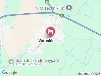 Turista-úti Vendégház Városlőd a térképen