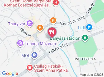 Hétméteres Söröző Várpalota a térképen