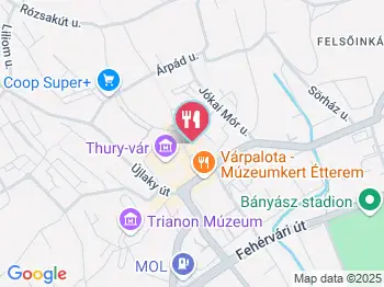 Kínai Jó Íz Büfé Várpalota a térképen