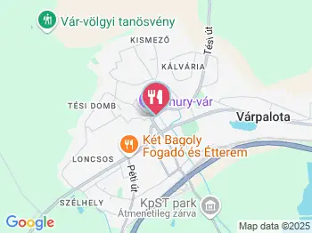 Múzeumkert Étterem Várpalota a térképen