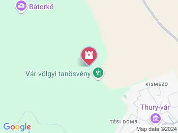 Vár-völgyi tanösvény Várpalota a térképen