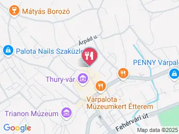 Várfal'ó Várpalota a térképen