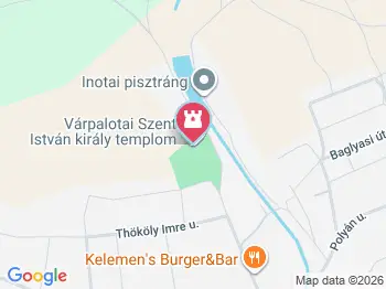 Várpalotai Szent István király templom Várpalota a térképen