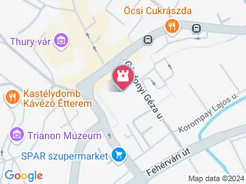 Zichy kastély Várpalota a térképen