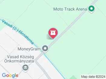 Nádas Tófürdő Vasad a térképen