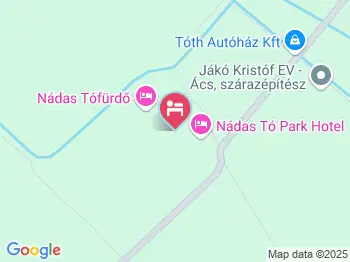 Nádas Tó Park Hotel Vasad a térképen
