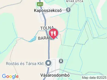 Csendes Pihenő Étterem Vásárosdombó a térképen