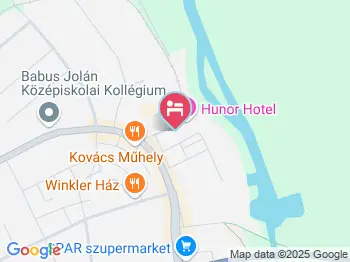 Hunor Hotel és Étterem Vásárosnamény a térképen