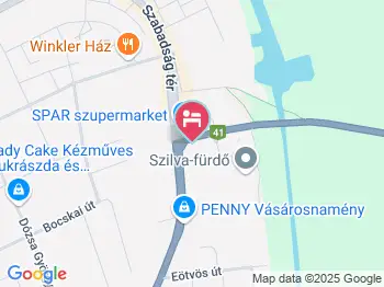 Szilva Panzió Vásárosnamény a térképen