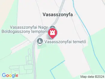 Avarkori temetőt bemutató Kamaramúzeum Vasasszonyfa a térképen