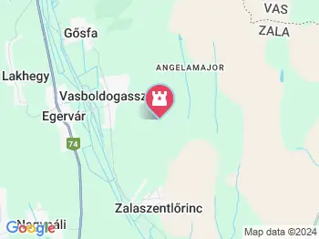 Boldogasszony Levendulás Vasboldogasszony a térképen