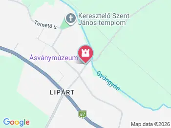 Ásványmúzeum Vasszécseny a térképen