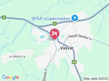 Szentkút Patak Szálló Vasvár a térképen