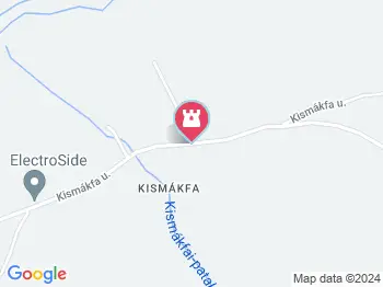 Szentkúti kápolna Vasvár a térképen