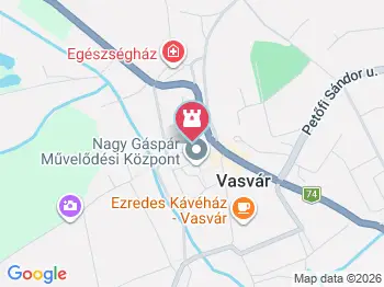 Táncosnő Vasvár a térképen