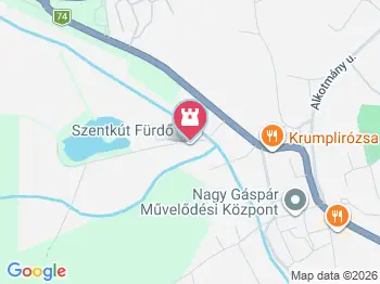 Vasvári Zöldút Vasvár a térképen