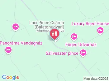 Laci Pince Csárda Vászoly a térképen