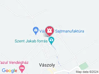 Szent Jakab-forrás Vászoly a térképen