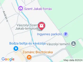 Szent Jakab-templom Vászoly a térképen