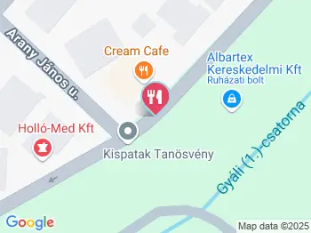 Cream Cafe Vecsés a térképen