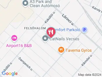 Epres72 Bistro Vecsés Vecsés a térképen