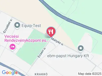 EriCafé Vecsés a térképen