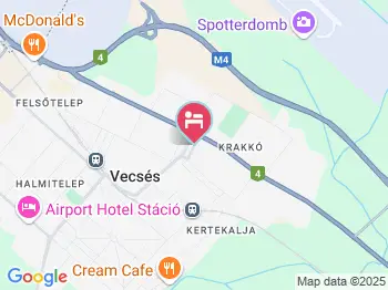 Sasszirt Panzió Vecsés a térképen