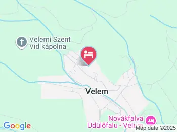 Ciklámen Apartman Velem a térképen