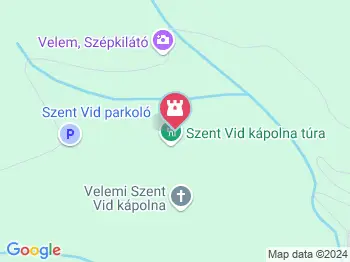 Hörmann-forrás Velem a térképen