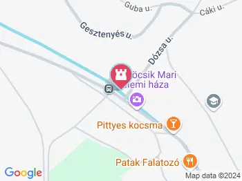 Hősök kapuja Velem a térképen