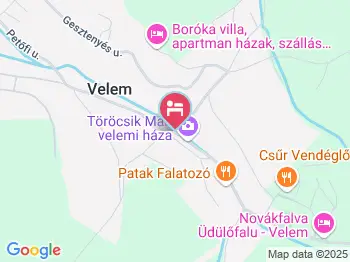 Kern Vendégház Velem a térképen