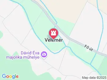 Hősi emlékmű Velemér a térképen