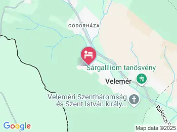 Őrségi Gyógy-szer Velemér a térképen