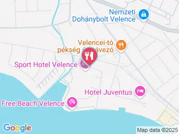 Bubó Büfé - Tóbíró strand Velence a térképen