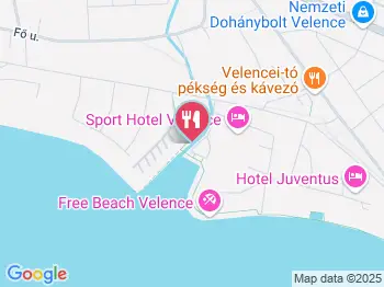 Értékmegőrző Büfé - Tóbíró strand Velence a térképen